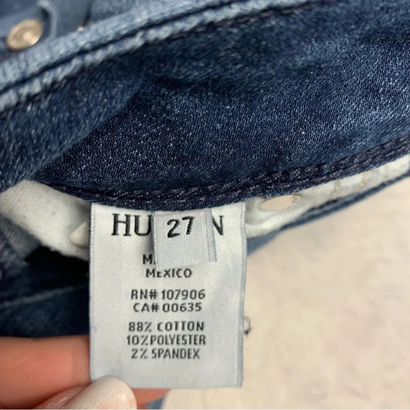 Hudson jeans size 27 Collin flap skinny ankle slightly dark wash - Picture 5 of 12